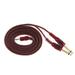 Muslady Audio Cable Stereo Au-dio Cable Male To Dual Stereo Audio Cable / 5ft Stereo 1/8 Male To 3.5mm 1/8 Male Computer Mer Console 6.35mm 1/4 Male Cable Wire 3.5mm 1.5m / 5ft To Dual 6.35mm