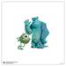 Gallery Pops Disney Pixar Monsters Inc. - Mike and Sully Wall Art Unframed Version 12 x 12