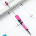 Feildoo 10 Pcs Beadable Pens Bulk Bead Pen Cute Cool DIY Pens Black Ink Ballpoint Pens for Kids Girls Students Teacher Printed 23 Rose Red Y02J9T3G