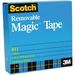 811341296 Removable Tape 1-Inch 3/4-Inch X1296-Inch Transparent