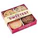 The Sweetest Gift Box Assortment - 12 ly Baked Gourmet Wrapped okies