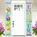 JNGSA Easter Decorations Easter Decorations Indoor Easter Banner Hanging Decorations For Outdoor Indoor Front Door Decoration Flag Banner Party Supplies Easter Decorations For The Home On Clearance