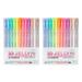 Painting Hand Account Pen Dream Double Line Pen 12 Colors Set Hand Account Note Mark Pen Highlighter