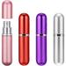 Perfume Atomiser Refillable Bottles 4 Pcs Portable Mini Travel Perfume Atomiser Mini 5 ML Travel Perfume Bottle For Perfume Aftershave Travel Holiday and Night Out Portable Empty Fragrance Bottle