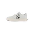 Off-White Herren Sneaker NEW LOW VULCANIZED CANVAS mit Leder, weiss, Gr. 44EU