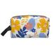 XMXT Large Capacity Makeup Pouch Bag Simplified Floral Print Make Up Storage Bag Cosmetic Travel Toiletry Bags for Women Men One Size