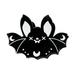 Halloween Hair Grip Bat Butterfly Shape Strong Claw Anti-slip Spooky Scary Atmosphere Photo Prop Halloween Party