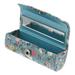 Cosmetic Bag Leather Purse Women Lipstick Case Retro Floral Embroidered Box Flowers