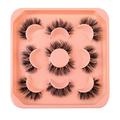 5 pairs of high imitation mink hair fake eyelashes multi-layer curling and blowing hair style eye lashes