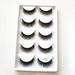 Set of five pairs of naturally long and curly eyelashes