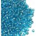 SBL13 Turquoise Blue Silver Lined 6/0 4Mm Rondelle Glass Seed Beads 4-Ounces For DIY Arts Crafts Beading & Jewelry Making