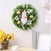 Easter Decorations Cameland Easter Wreath Door Hanging Rattan Bunny Christmas Decorations Sunflower Wreath Christmas Scene Decoration Easter Decor on Clearance