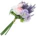 Artificial Bouquet Berries Fake Flowers Artificial Flowers Wedding Decorations Fake Floral Ornament Wedding Flowers Bouquets Fake Berry Flower Fake Flower Decoration for Home Office Pink