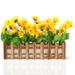 Simulated Sunflower Indoor Artificial Home Decor Decorate Co-worker Gifts Bookcase Fake Plant Desktop Adornments