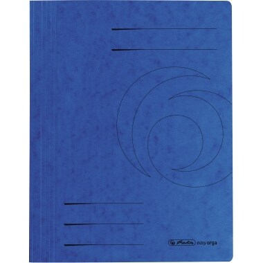 Herlitz Schnellhefter 10902880 DIN A4 Colorspankarton blau Image