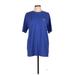 Guy Harvey Short Sleeve T-Shirt: Blue Print Tops - Women's Size Large