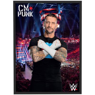 WWE CM Punk Crowd Poster – gerahmt A3 Image
