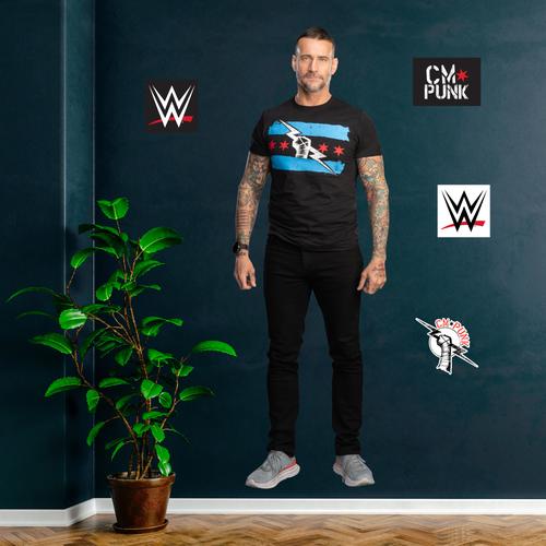 WWE CM Punk Cut Out Wandaufkleber – LEBENSGRÖSSE