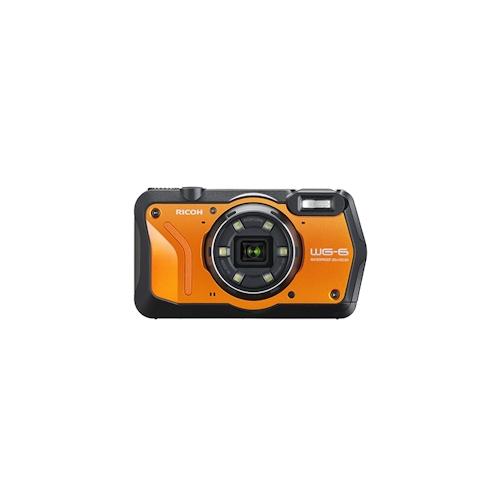 Ricoh WG-6 Kompaktkamera 20 MP CMOS 3840 x 2160 Pixel 1/2.3 Zoll Schwarz, Orange