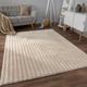 Paco Home - Tapis Salon Chambre Poil Long Shaggy Motif Scandinave Geometrique Losange 60x100 cm,