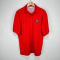 Columbia Shirts | Georgia Bulldogs Columbia Pfg Polo Shirt Men Small Red Wicking Uga Fishing Vents | Color: Red | Size: S