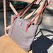 Dooney & Bourke Bags | Dooney & Bourke Pebble Collection Small Lexington Leather Shopper Tote Bag | Color: Brown/Gray | Size: Os