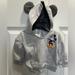 Disney Shirts & Tops | Disney Baby Mickey Mouse Hoodie, Light Gray, Size 12 Months | Color: Gray/Red | Size: 12mb