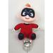 Disney Toys | Incredibles 2 Jack Jack With Mask And Raccoon Pacifier 8 Inches Sitting | Color: Black/Red | Size: N/A