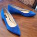 Nine West Shoes | Nine West - Fayth Suede Flats | Color: Blue | Size: 9