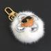 Louis Vuitton Jewelry | Louis Vuitton Charm Key Ring Porte Cle Snow Vivienne Fur/Metal White Unisex M... | Color: White | Size: Os