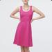 J. Crew Dresses | J. Crew Pink Fuschia Casual A Line Sleeveless Dress Size M | Color: Pink | Size: M
