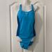 Nike Swim | Nike One Piece Beautiful Blue Swimsuit | Color: Blue | Size: L