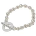 Gucci Jewelry | Gucci Bracelet Jewelry Accessories Silver 15[Xs] Ball Chain Toggle Closure Sv925 | Color: Silver | Size: Os