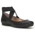 Jessica Simpson Shoes | Jessica Simpson Mandalaye Crisscross Black Point Shoe Style Ballet Flat | Color: Black | Size: 7