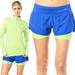 Nike Shorts | Nike Dri Fit Perforated Rival 2 In 1 Compression Athletic Workout Shorts 3" | Color: Blue/Green | Size: S