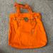 Michael Kors Bags | Michael Kors Hamilton Trompe Loeil Tangerine Orange Cotton Canvas Tote Handbag | Color: Orange | Size: Os