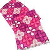 Coach Accessories | Coach Designer Silk-Cashmere Blend Scarf - Fuchsia Bloom Print | Color: Pink/Purple | Size: Os