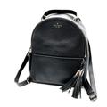 Kate Spade Bags | Kate Spade Backpack Black Pebbled Leather Backpack Hands Free Travel Bag | Color: Black | Size: 12" X 9" X 4"