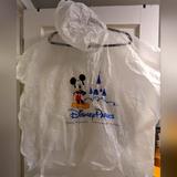 Disney Jackets & Coats | Disney Parks Rain Poncho | Color: White | Size: 30x30inch