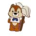 Disney Jewelry | Chip Disney Trading Pin Chipmunk Sailor Hat Mop Lapel Pin Brooch Badge Jewelry | Color: Brown/White | Size: Os