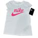Nike Shirts & Tops | New Nike Toddlers Girls Short-Sleeve Tee Available In Sizes: 2t & 4t | Color: Pink/White | Size: Various
