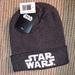 Disney Accessories | Disney Star Wars Grey Knit Beanie - Winter Hat Size Osfa | Color: Gray/White | Size: Os