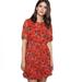 Urban Outfitters Dresses | $127 Urban Outfitters Pins & Needles Red/ Orange Sheer Floral Dress Size S | Color: Black/Red | Size: S