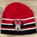 Disney Accessories | Minnie Mouse Hat | Color: Black/Red | Size: Osg