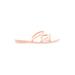 Jessica Simpson Sandals: Pink Print Shoes - Women's Size 7 - Open Toe