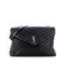 Saint Laurent Leather Shoulder Bag: Black Bags