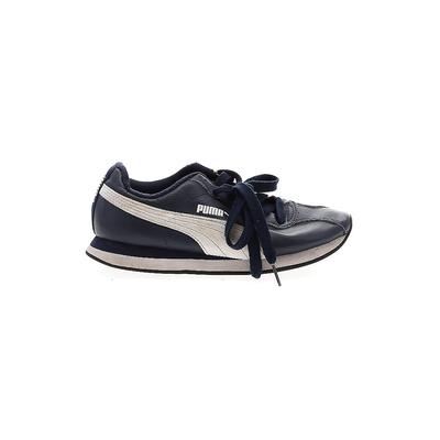 Puma Sneakers: Blue Print Shoes - Kids Boy's Size 4 1/2