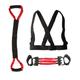 Boxing Resistance Band | Boxer Pro | Boxing Resistance Bands Set For Shadow Boxing, Comes With Ankle Cuffs | Ideal Addition To Your Home Boxing Equipment (Color : Red)