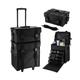 Large Professional Makeup Case Trolley Women Cosmetic Organizer Luggage Trolley Bag Detachable Nail Beauty Tattoo Suitcase Durable