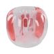 Inflatable Collision Ball, Safe Foldable PVC Collision Ball Streamlined with Repair Patch for Picnics (Red)